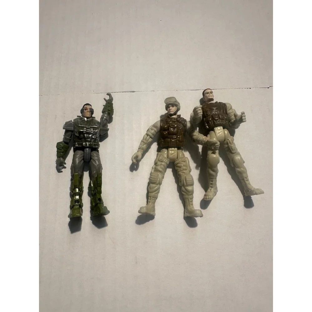 Military & Adventure Action Figure Collection 3-Pack Fully Jointed Multicolor